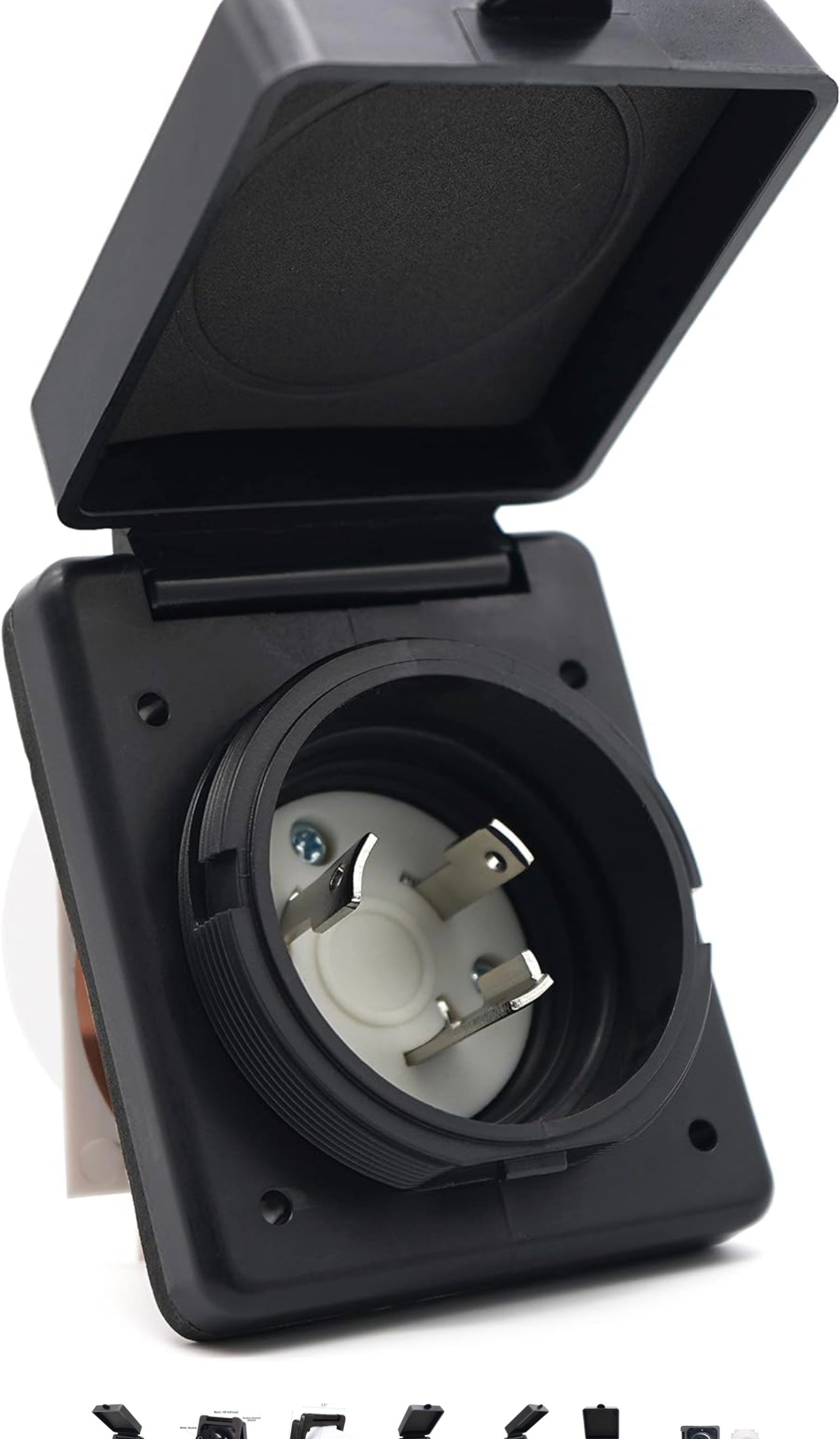 30A ِPower Plug black مدخل كهرباء