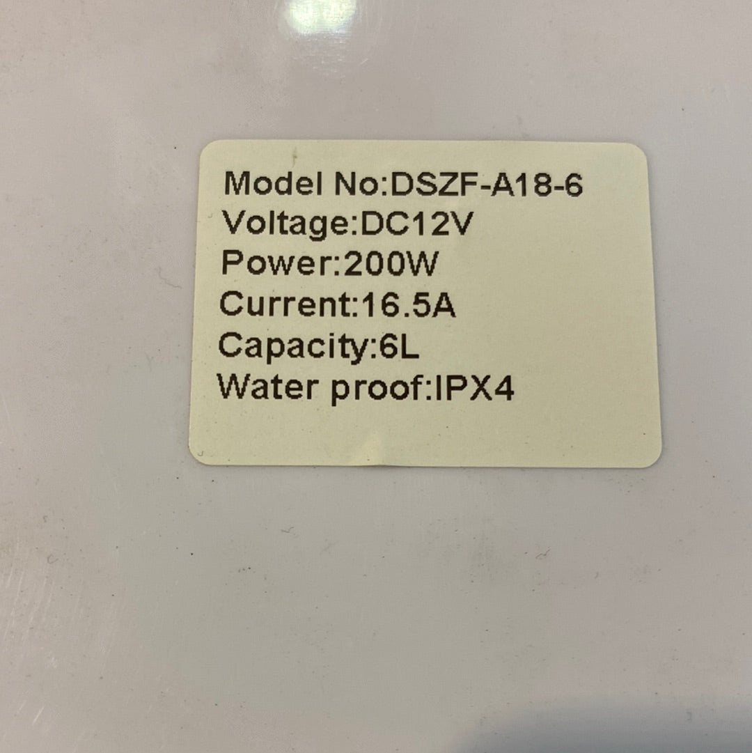 12V DC Water Heaters سخان ماء