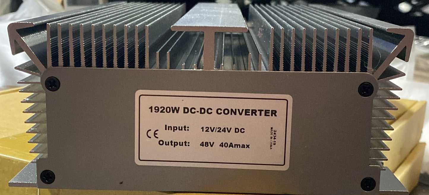 DC - DC 12V To 48 Volts 40 Amps CONVERTER Charger محول