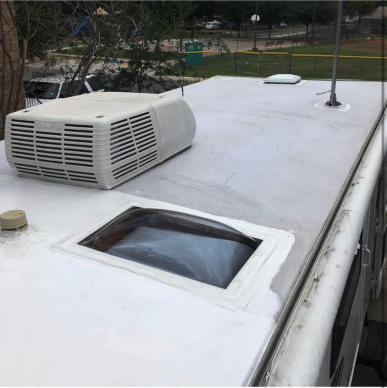 Sky Light Smoke SHOWER COVER غطاء منور الشور