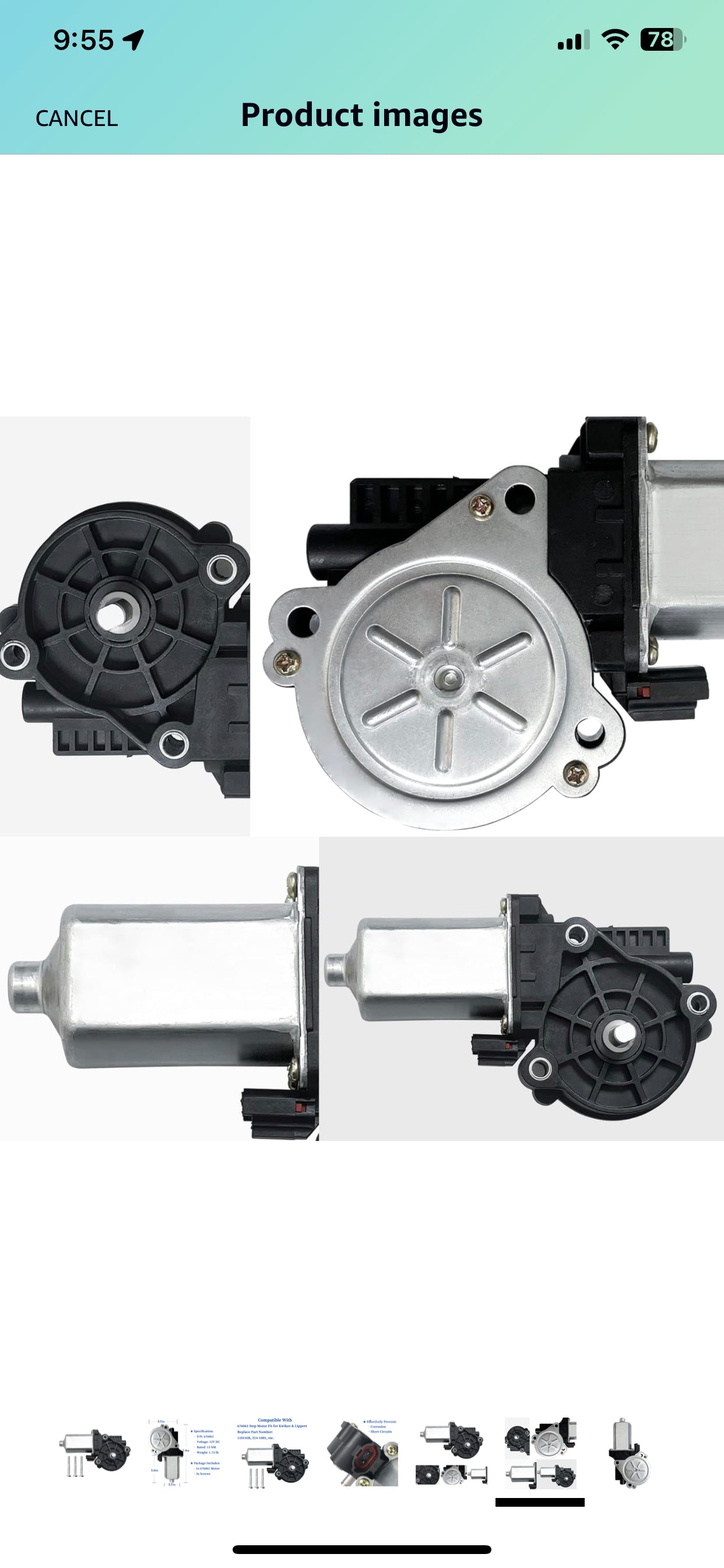 RV Stair Entry Motor محرك السلم