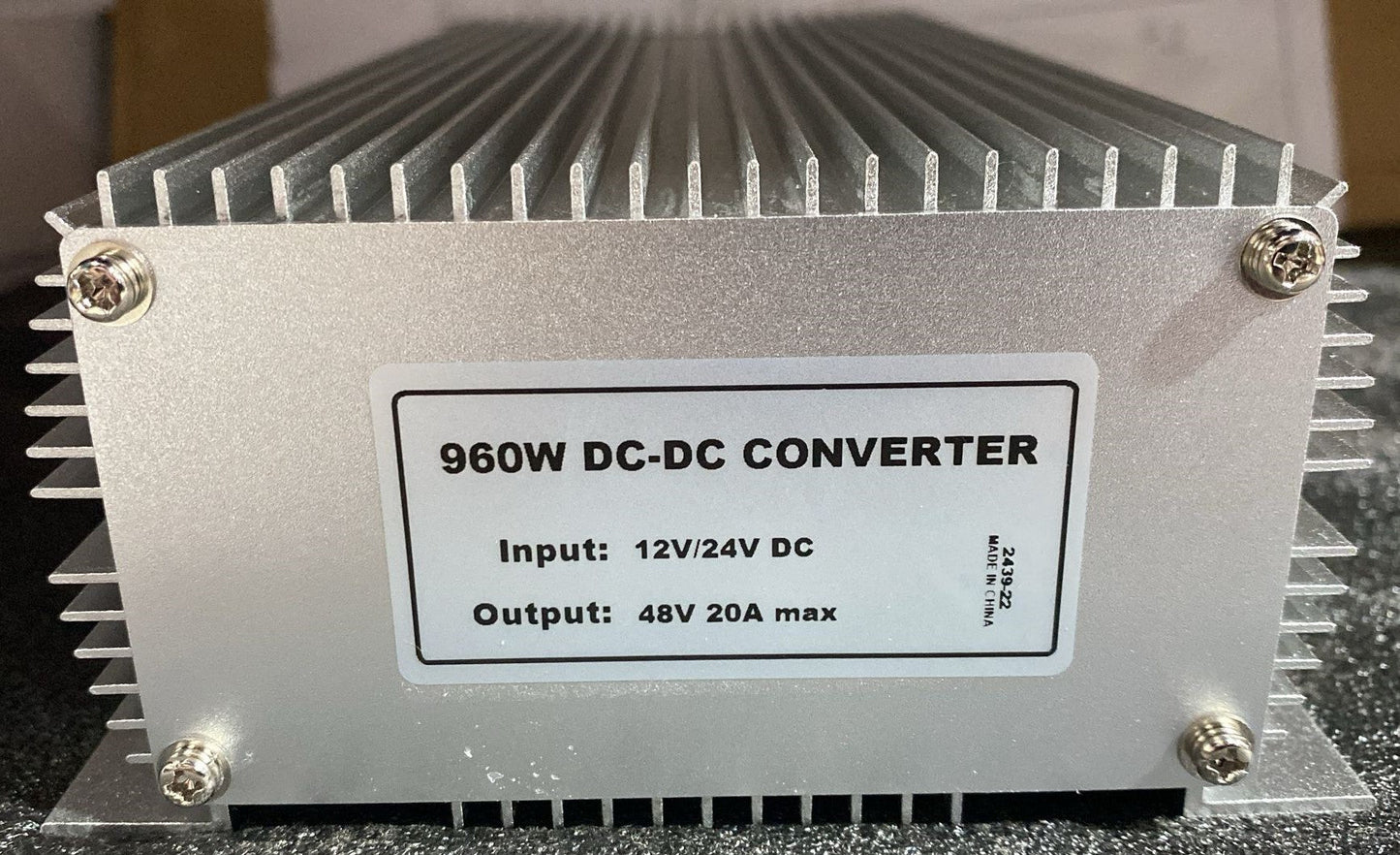 DC - DC 12V To 48 Volts 20 Amps CONVERTER Charger محول