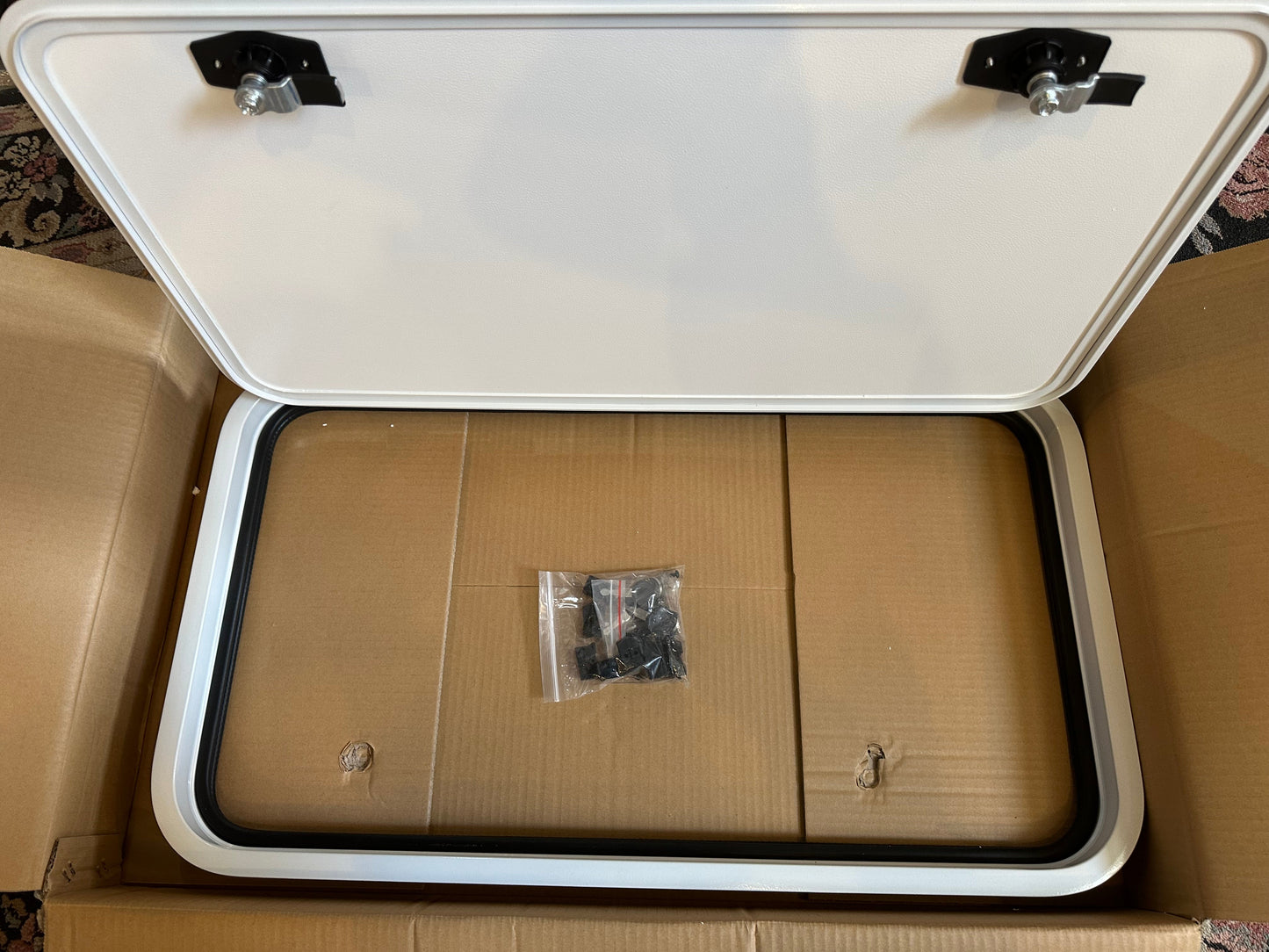 Storage Door White 645 Wide x 345 High باب مخزن