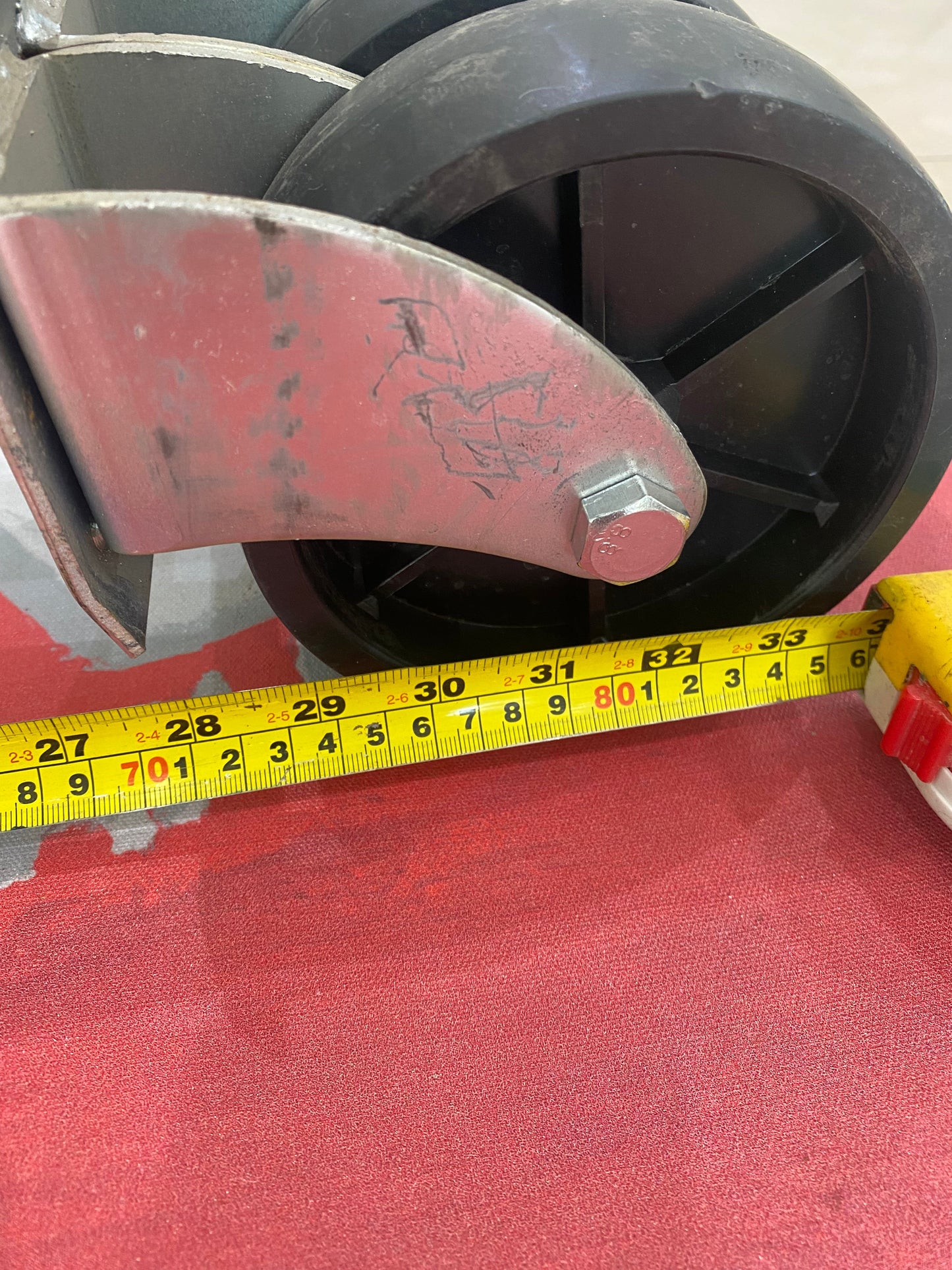 Front Jack double wheels 2000 pounds جيك