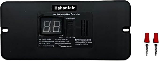 GAS DETECTOR BLACK كاشف الغاز