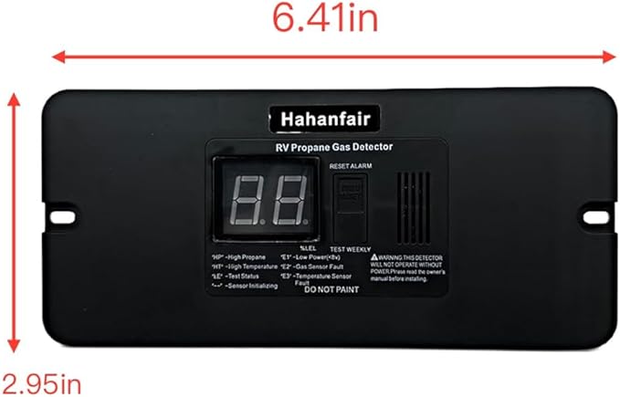 GAS DETECTOR BLACK كاشف الغاز