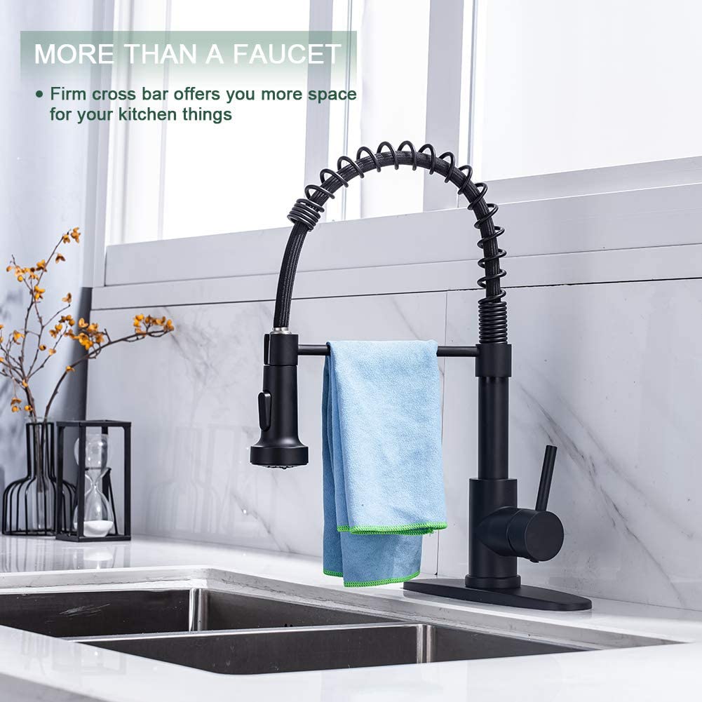 Kitchen Faucets Stainless Steel Matte Black خلاط المطبخ