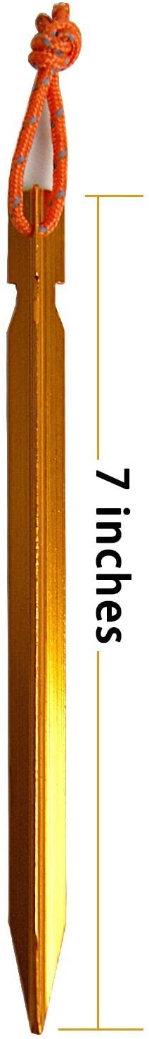 4 Pic Aluminum Tent Stakes اوتاد