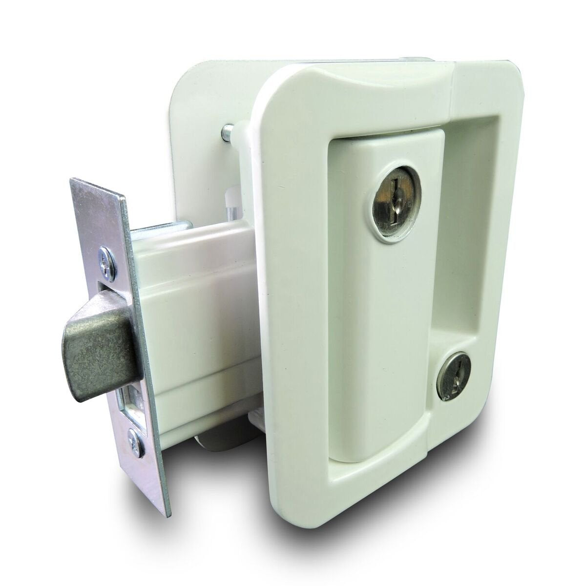 Dooor RVLock white قفل باب مقطورة ابيض