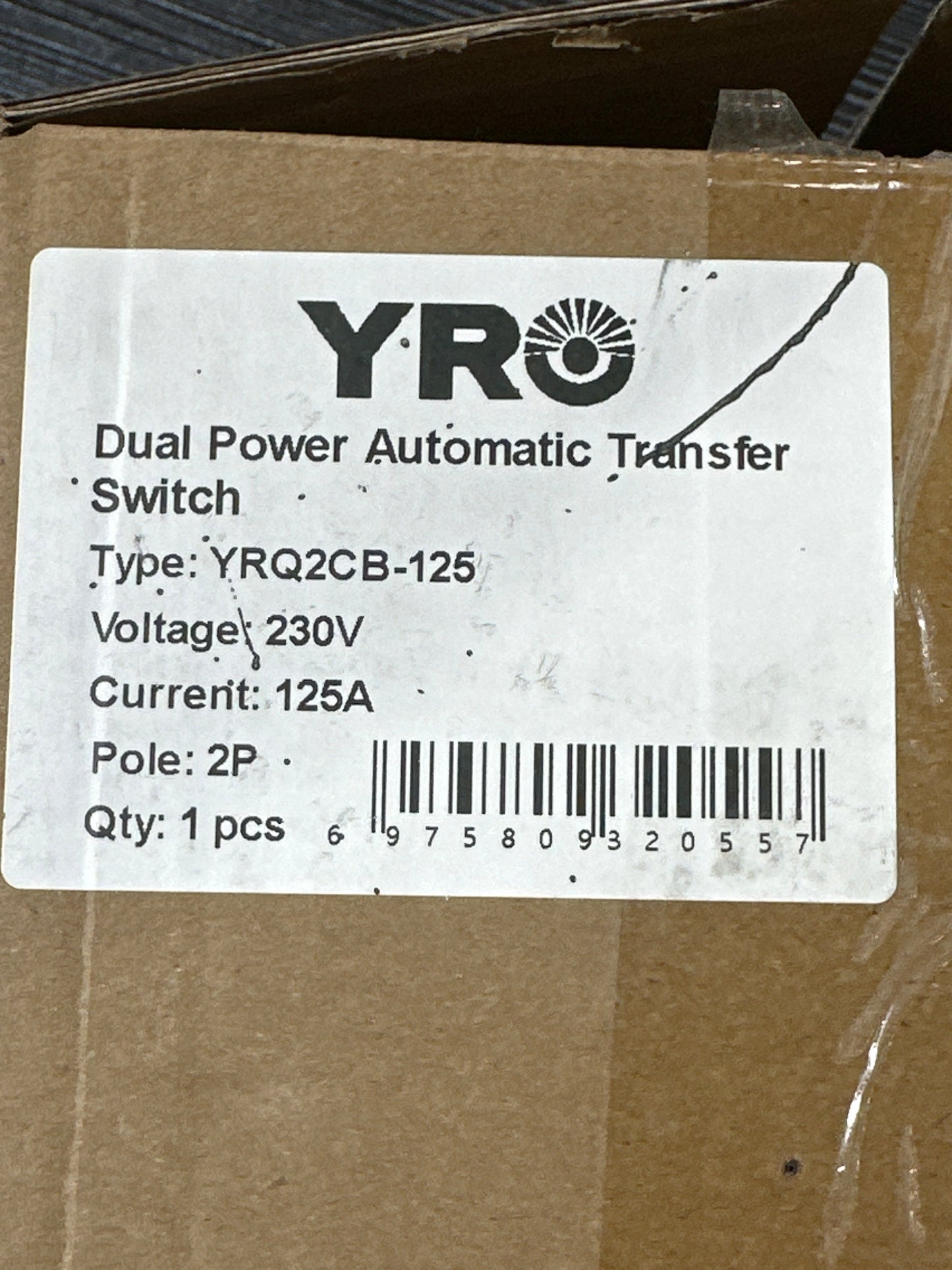 Automatic Transfer Switch 125 Amps (1 phase ) سويج تحويل كهرباء