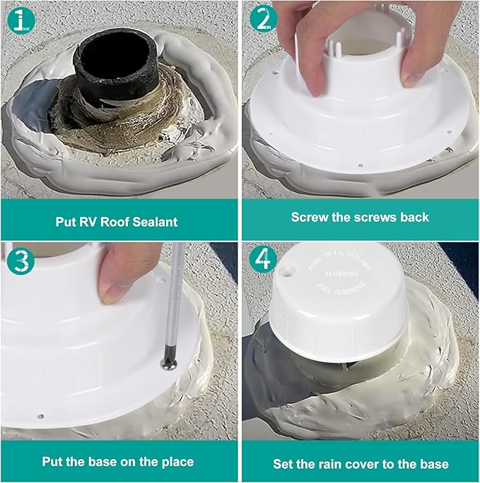 Plumbing Vent White غطاء تهوية الخزان