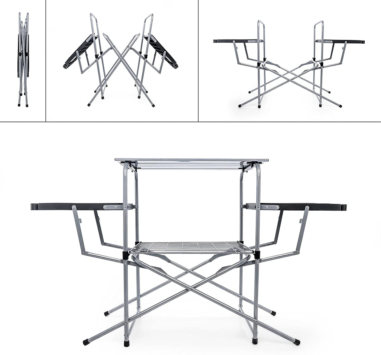 Foldable Outdoor Grilling Table طاولة متنقلة