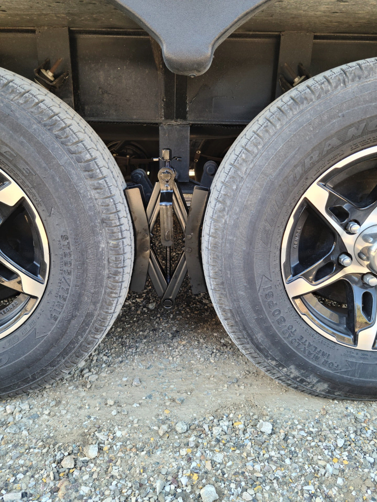 RV Wheel Chock Stabilizer 2 Set مثبت العجلات