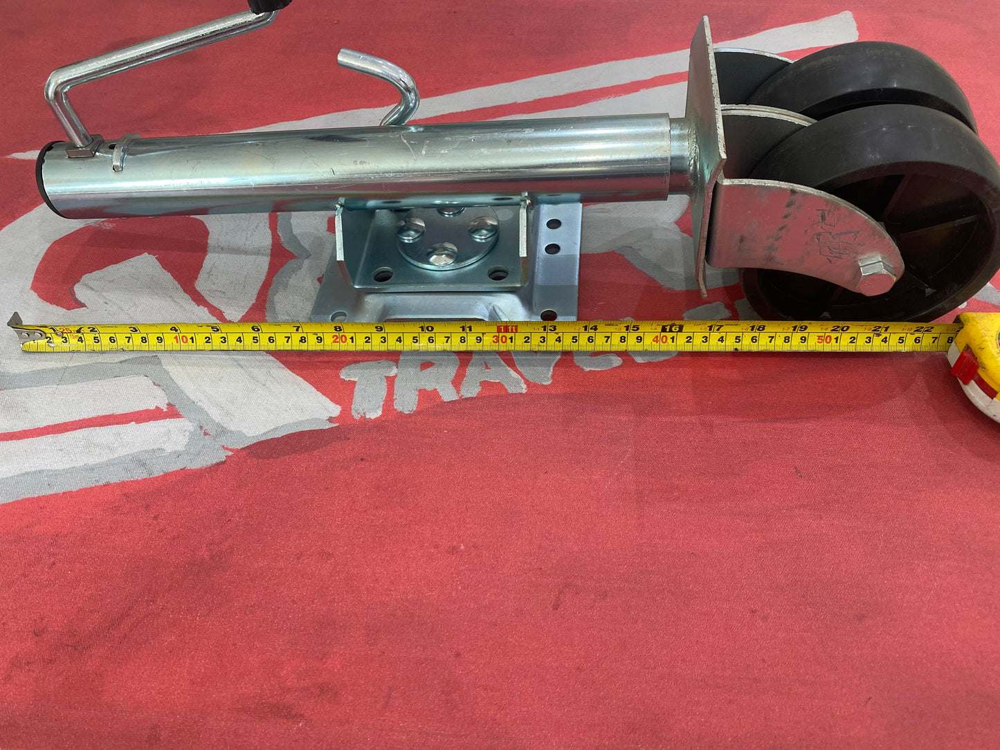 Front Jack double wheels 2000 pounds جيك