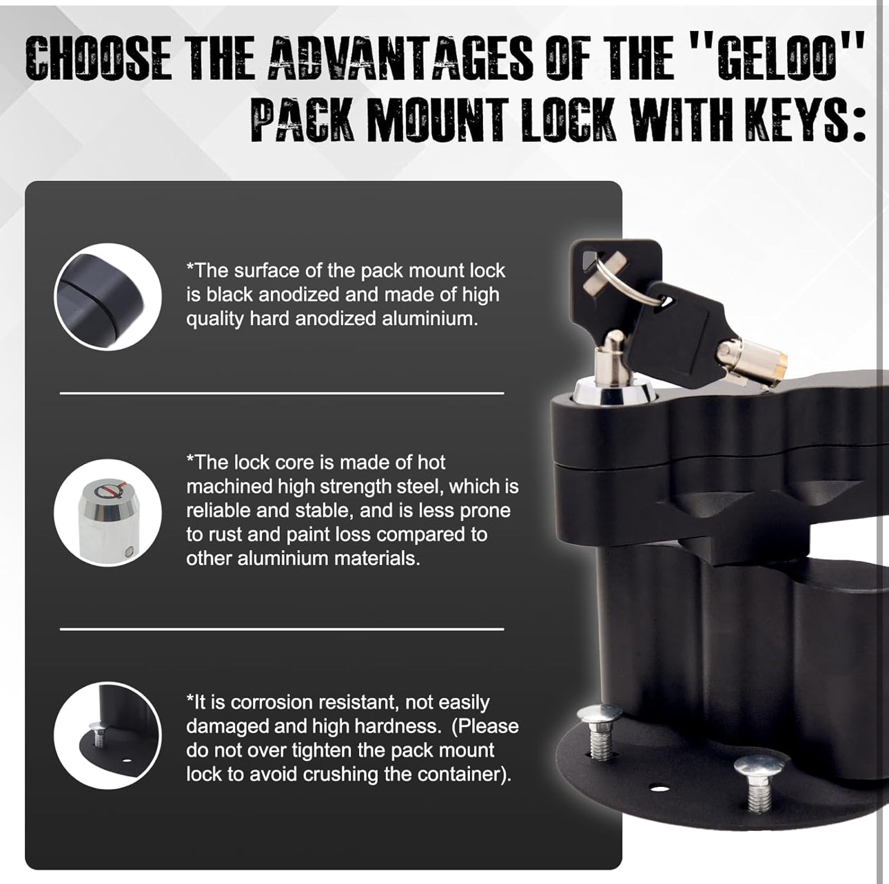 Fuel Mount Lock قفل وحامل الخزان
