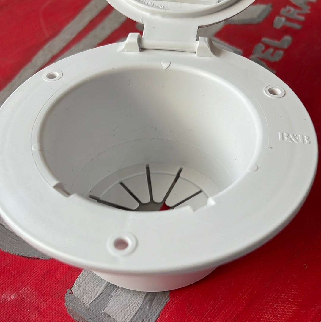 Power Cord Hatch Cover white مدخل واير