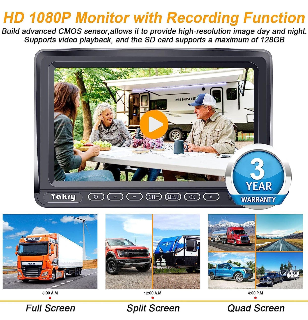 Backup Camera Wireless Rear كامرة لاسلكية