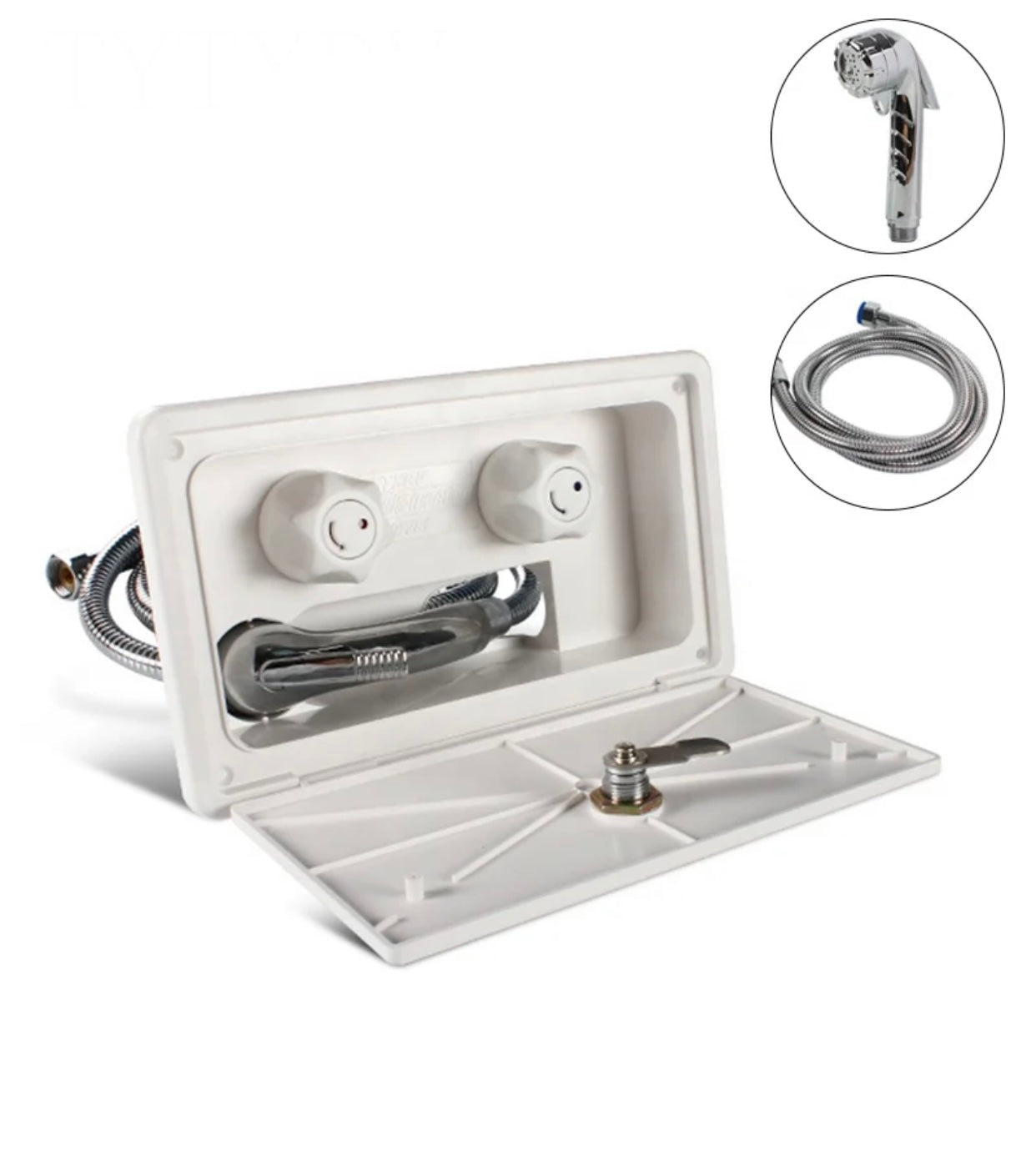 External Shower Box white صندوق الشور الخارجي