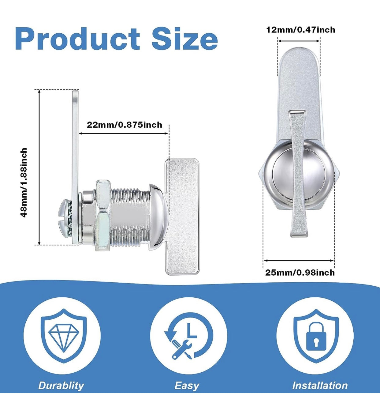 7/8 inch Storage Lock قفل باب المخزن