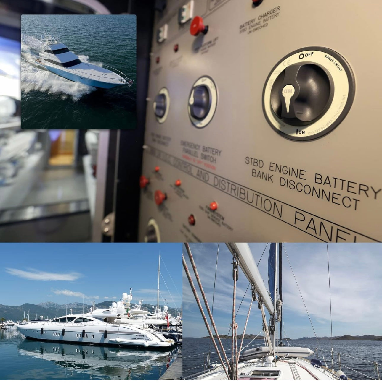MARINE Battery Switch مفتاح البطارية