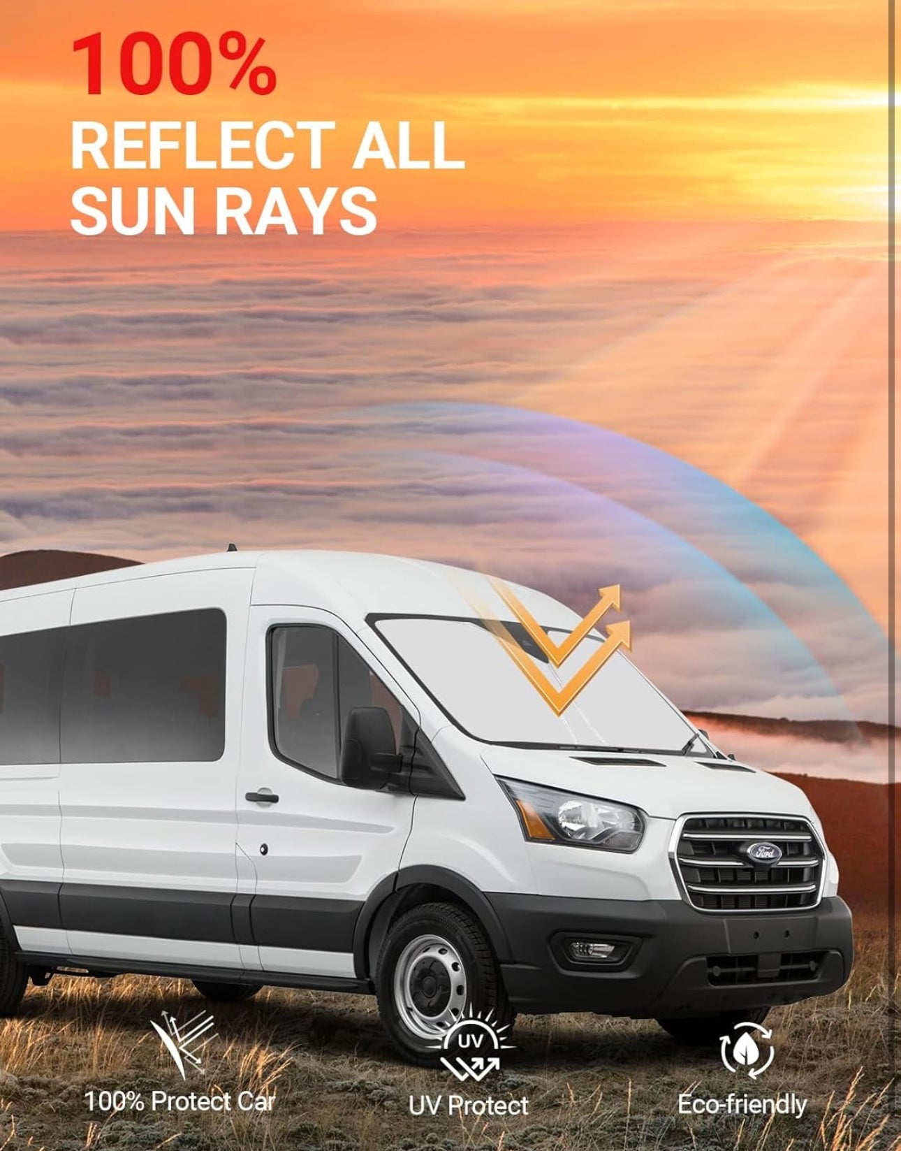 Foldable Sunshade عازل الشمس والحرارة