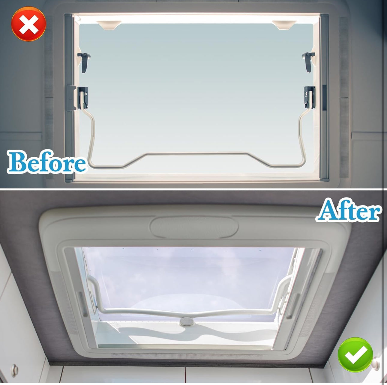 Sky Light white SHOWER COVER غطاء منور الشور