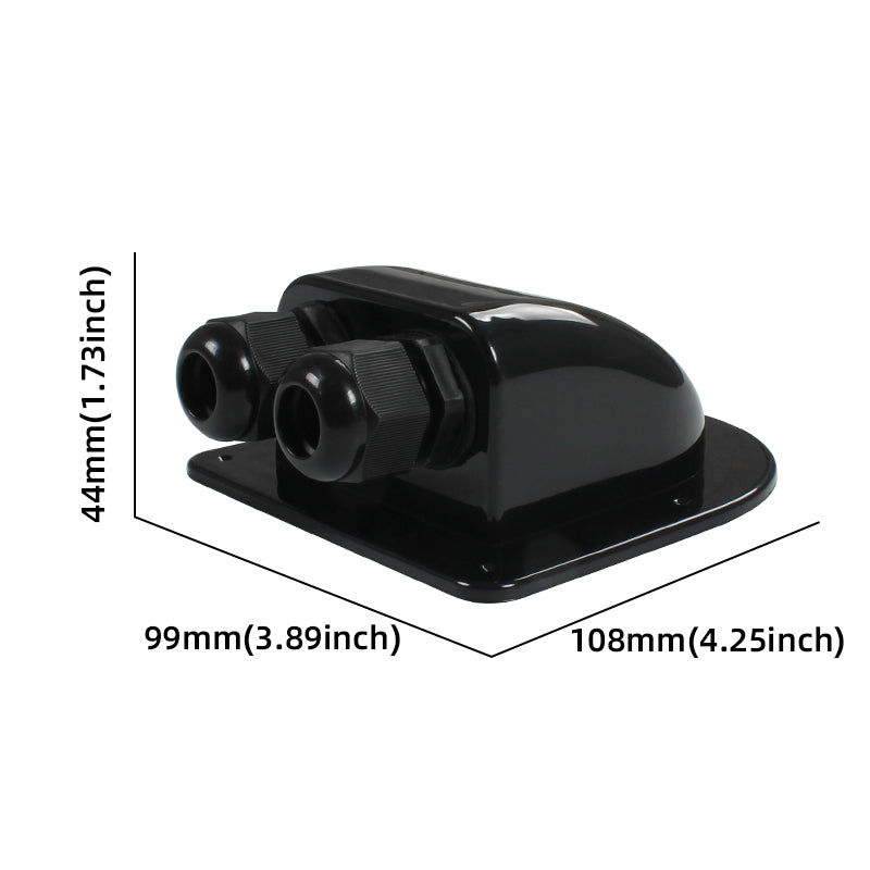 غطاء مدخل الويرات اسود Cable Gland