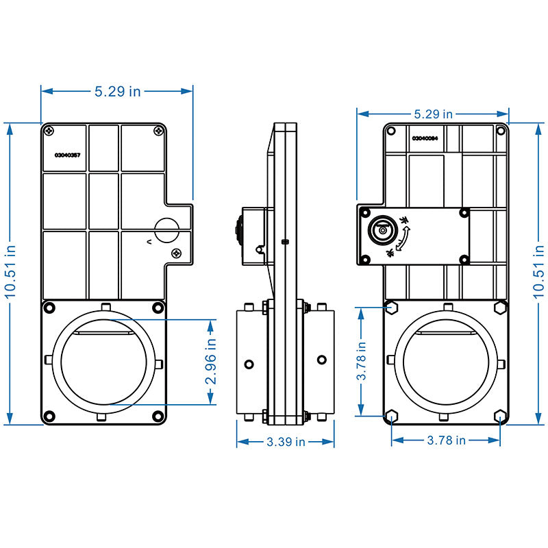 3 Inches Electric Drain Valve محبس اتماك