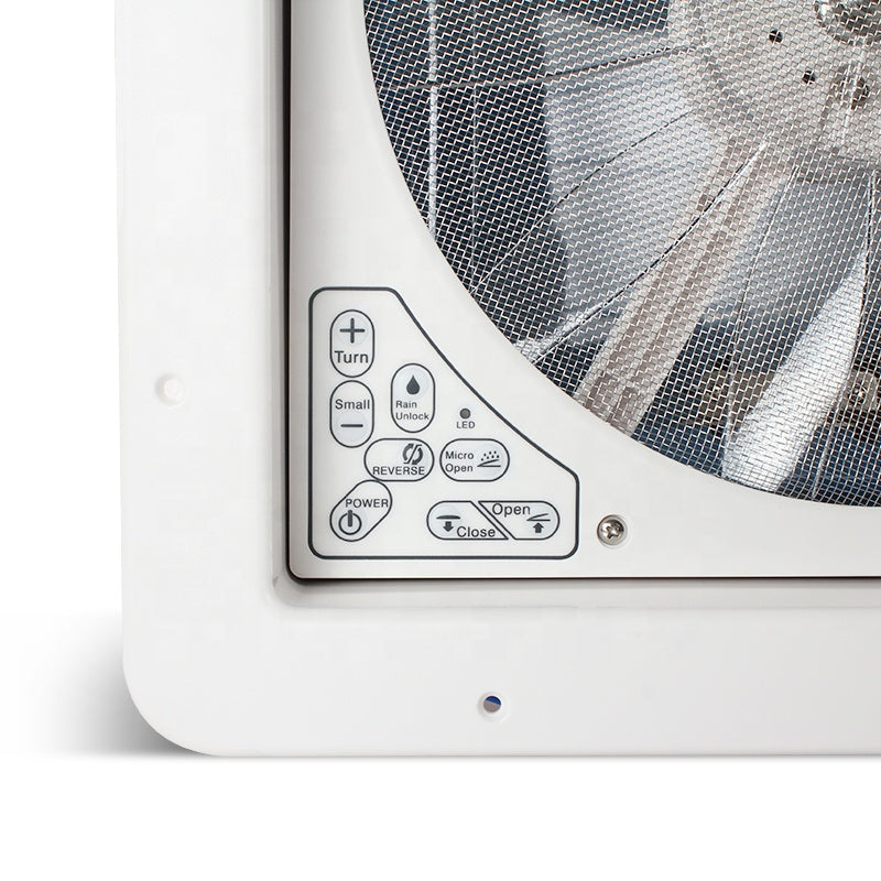 Remote Controller Roof Vent 12V Fan منور مع مروحة اتماتك