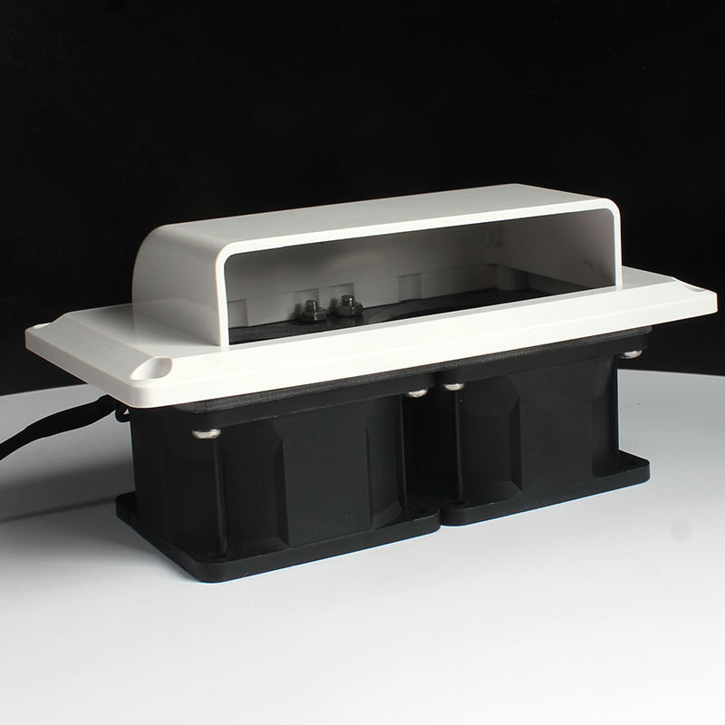 12 V Air Vent White شفاط