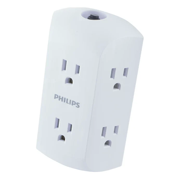 PHILIPS 6 OUTLET EXTENDER موزع كهرباء مباشر