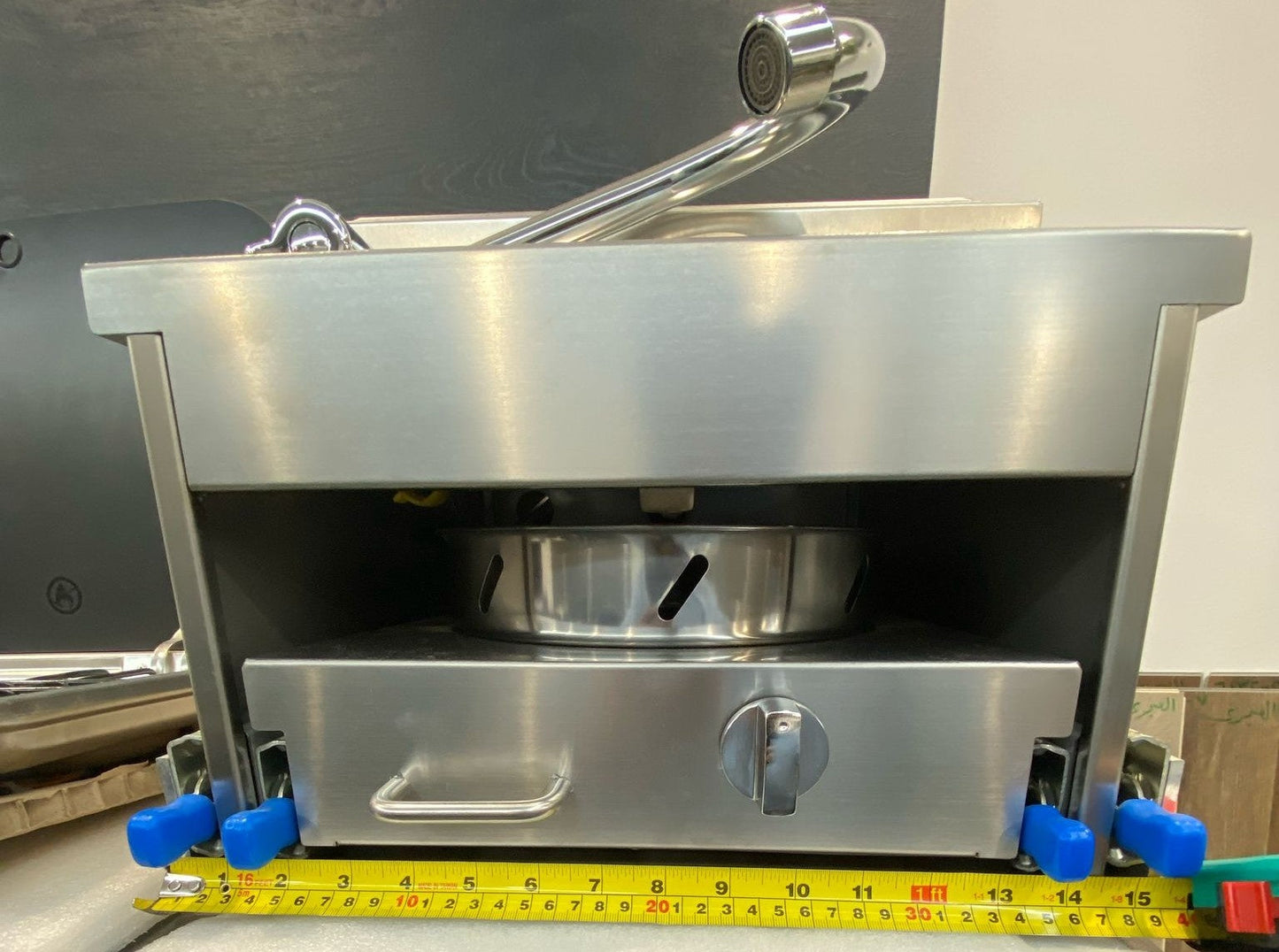 Rv stainless Steel Sink and Stove مطبخ خارجي