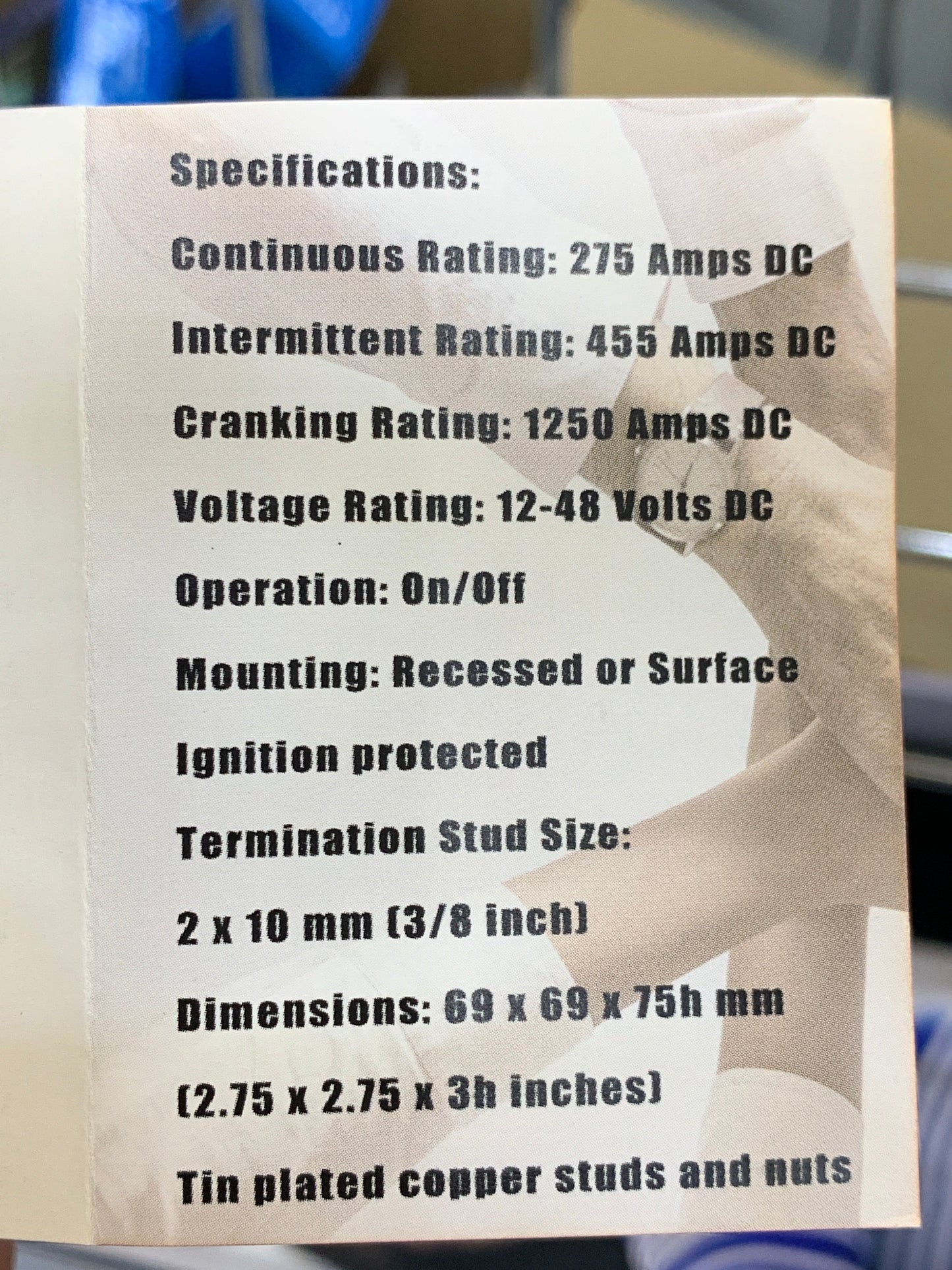 Battery Switch سويج بطارية