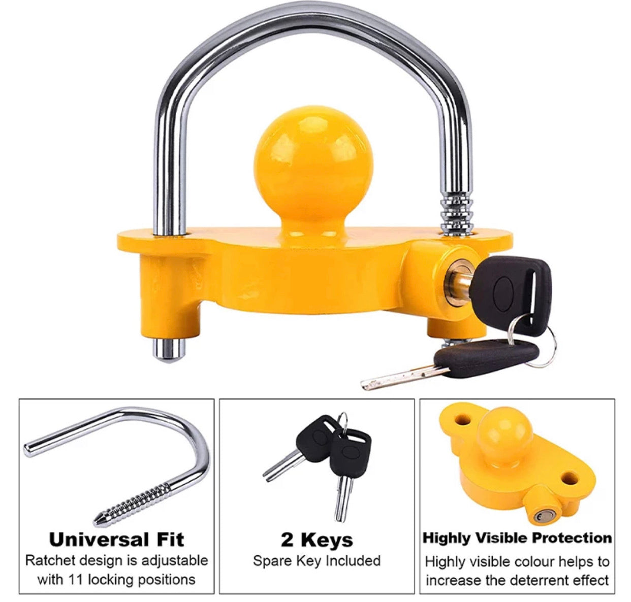 Trailer Coupler Lock قفل القلص