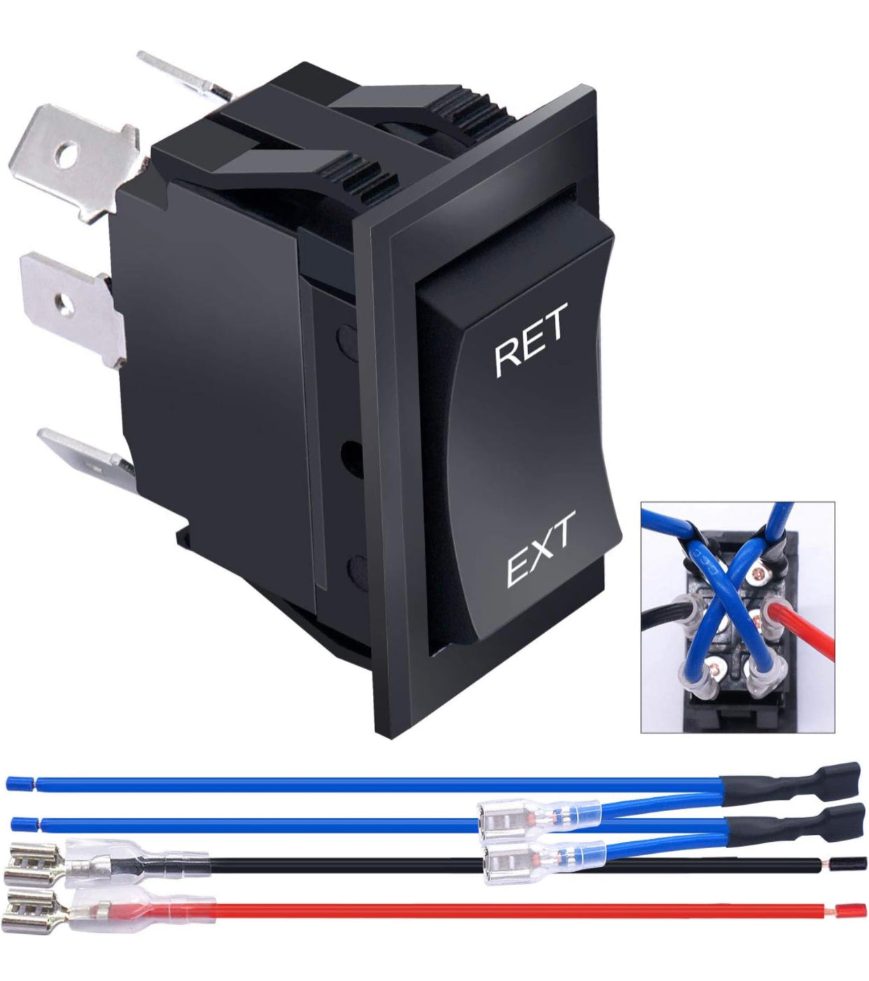 Reverse Switch 6 Pin 20A 12V DC سويج الجيك