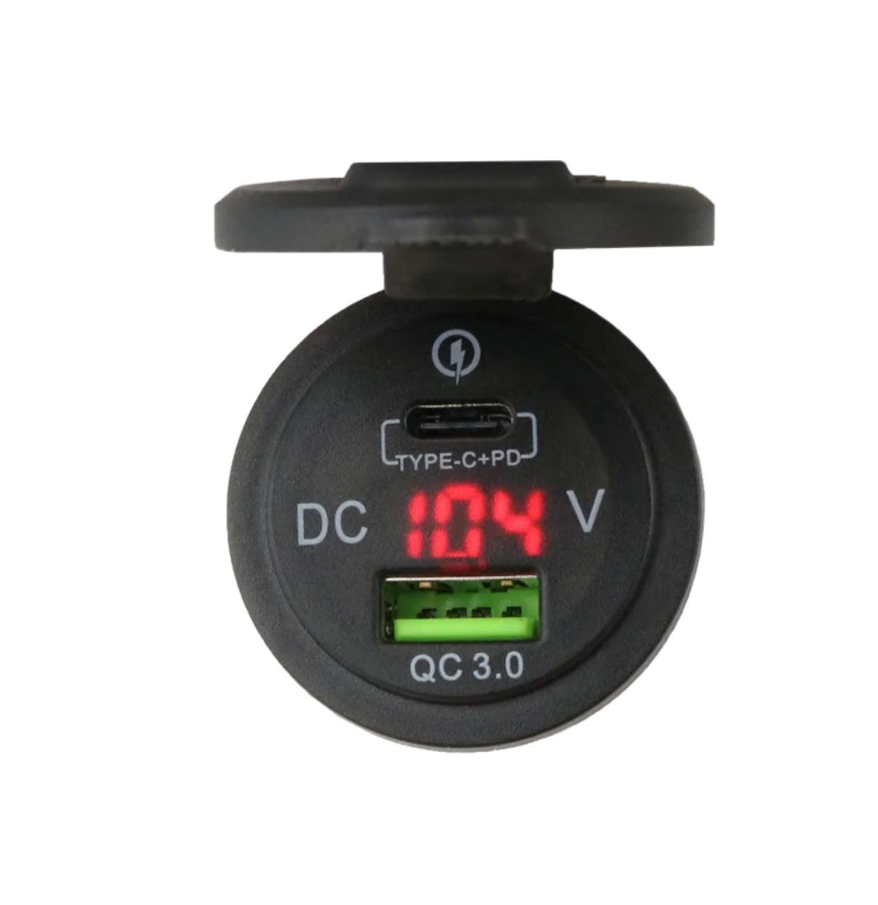 USB / C Charger with Voltmeter شحن وقارء