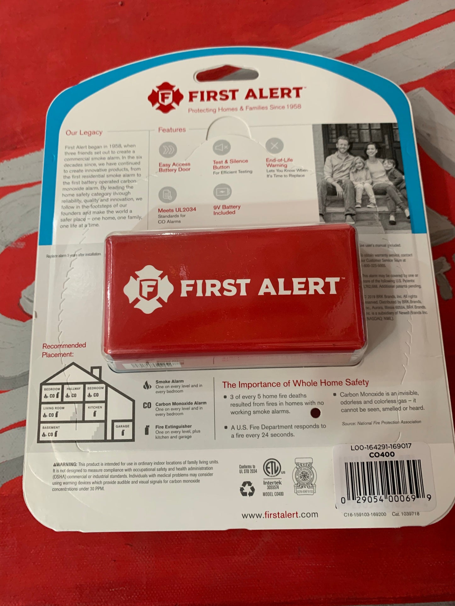 Carbon Monoxide Alarm كاشف الغاز اول أكسيد الكربون