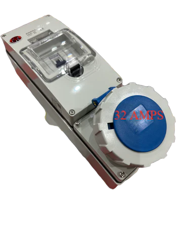 32 Amps Electric Outlet with breaker مخرج كهرباء