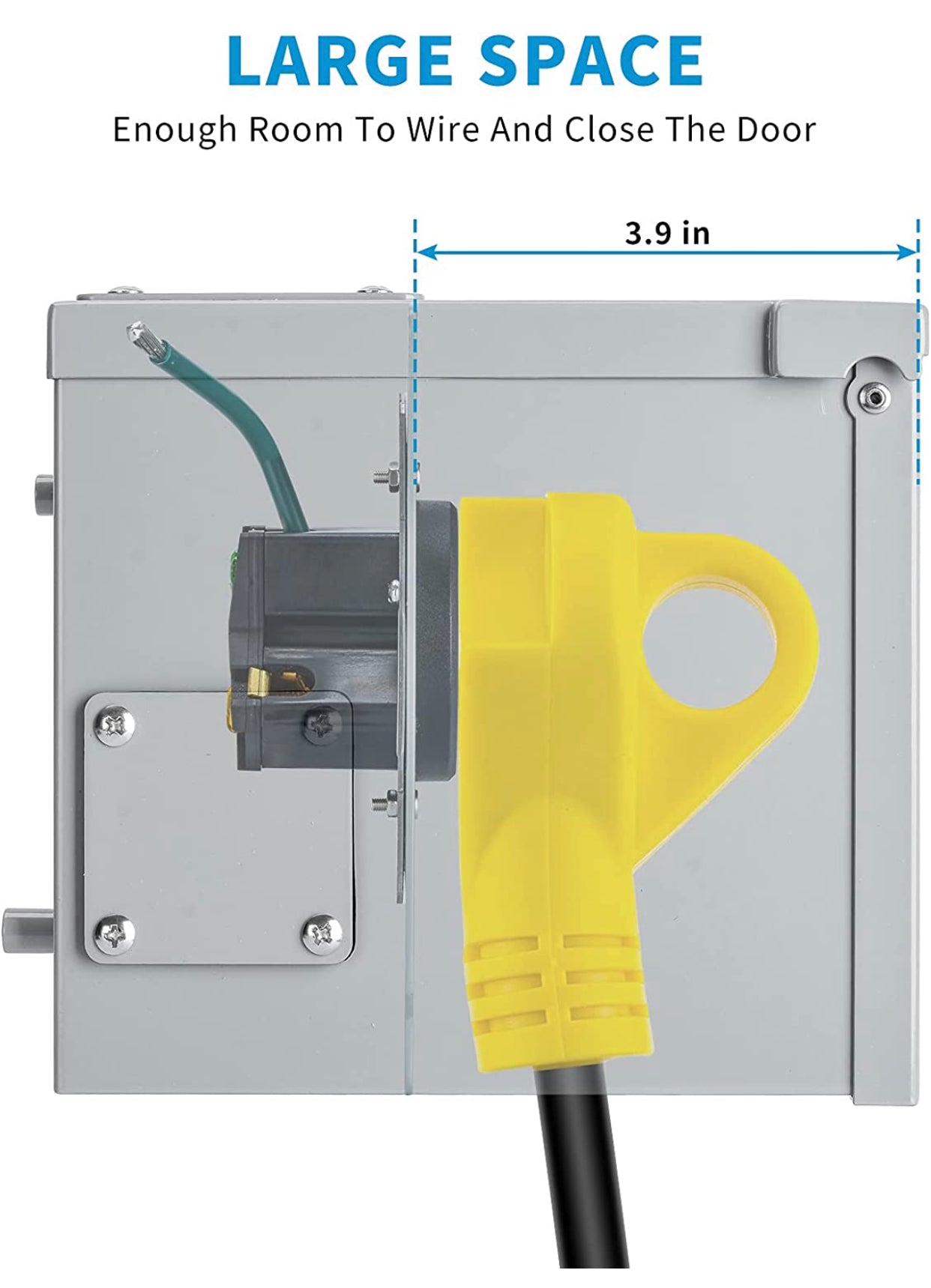 30 Amp RV Power Outlet Box مخرج كهرباء ثابت