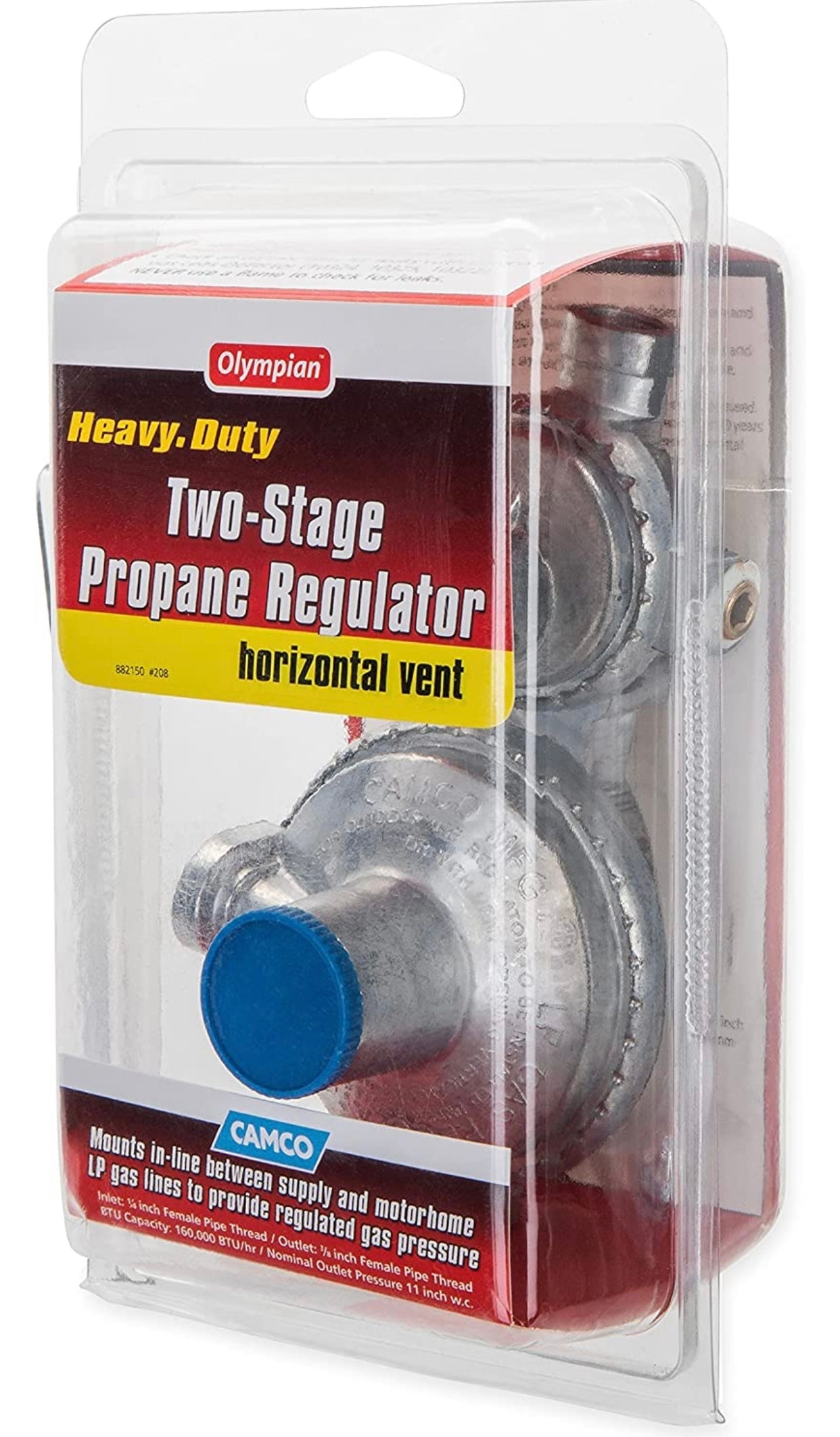 Horizontal Two Stage Gas Regulator منظم غاز موتر هوم