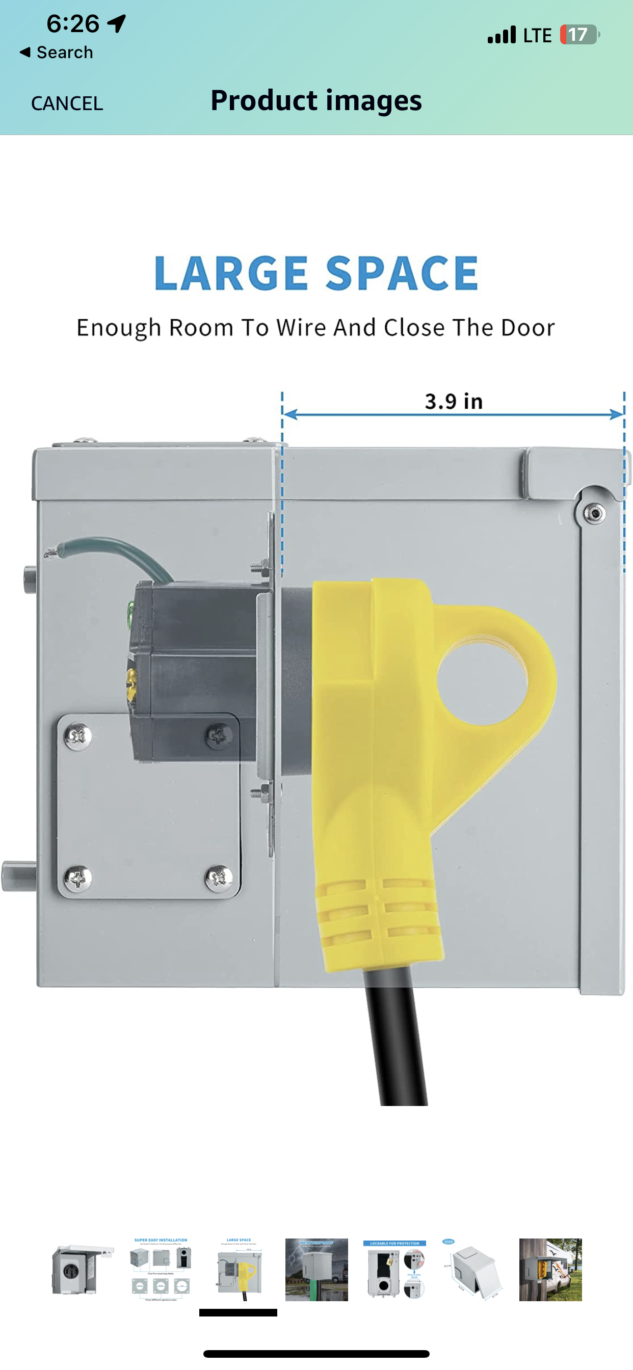 50 Amp Power Outlet Box مخرج كهرباء ثابت