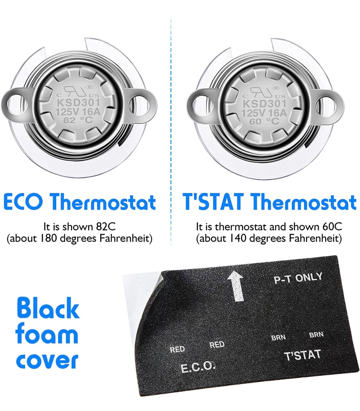 Atwood Water Heater ECO Thermostat ثيموستات السخان