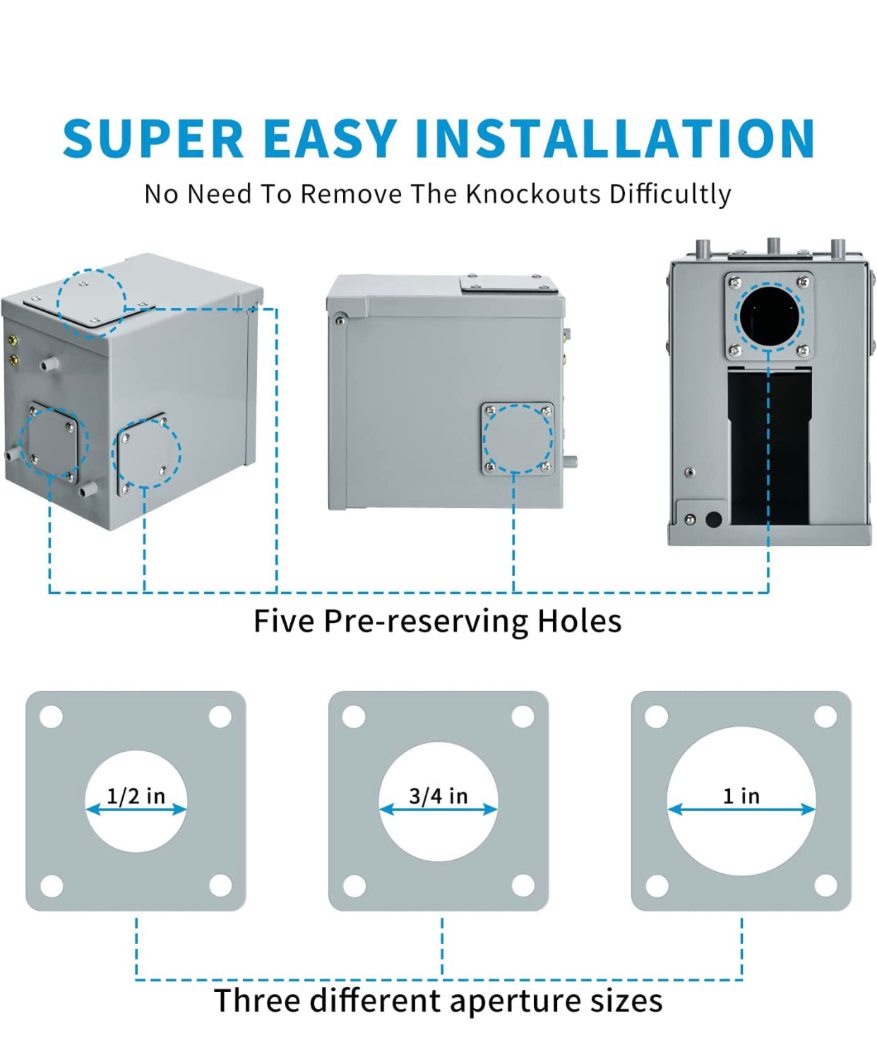 50 Amp Power Outlet Box مخرج كهرباء ثابت