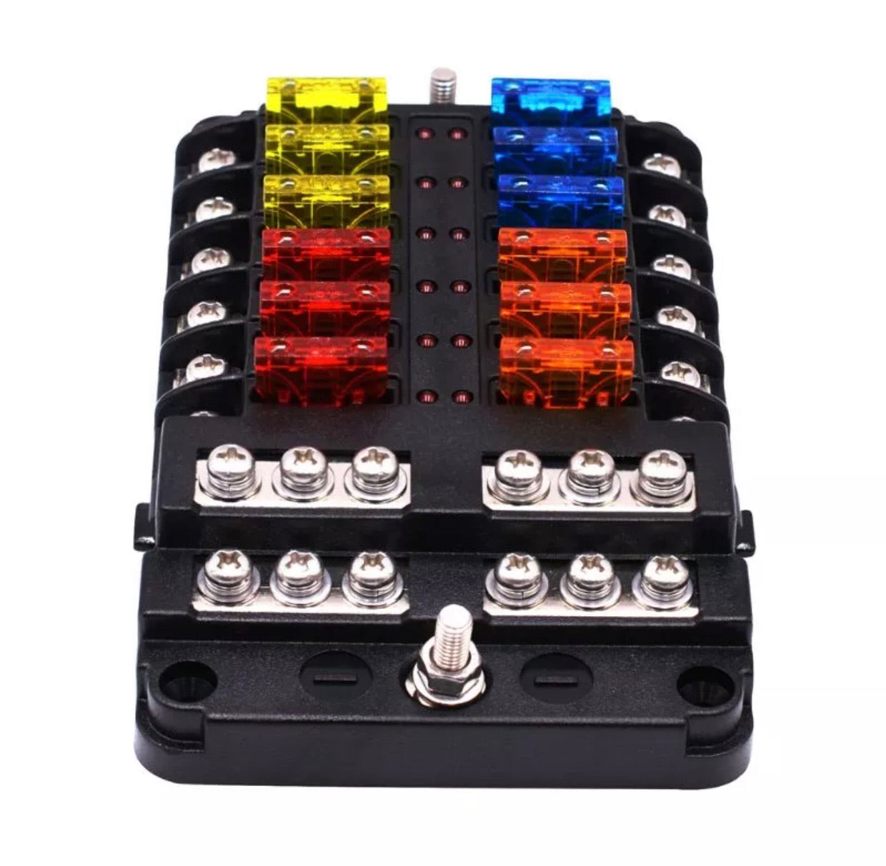 12 Fuse Box With Negative موزع فيوزات