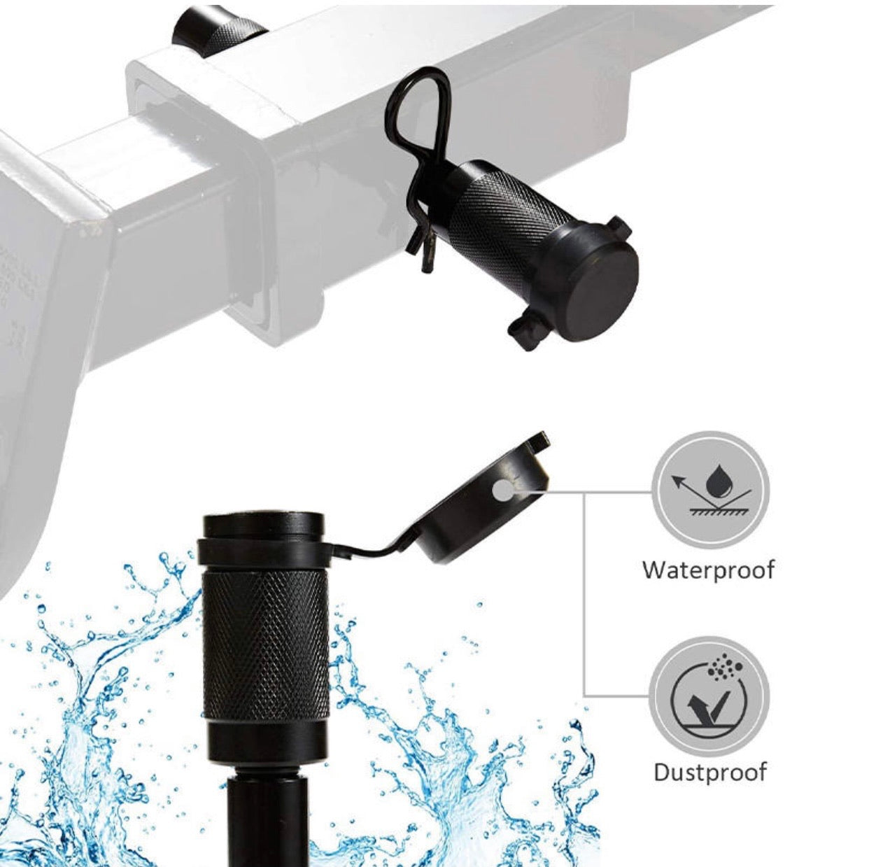 Heavy duty trailer hitch lock قفل الرمانة