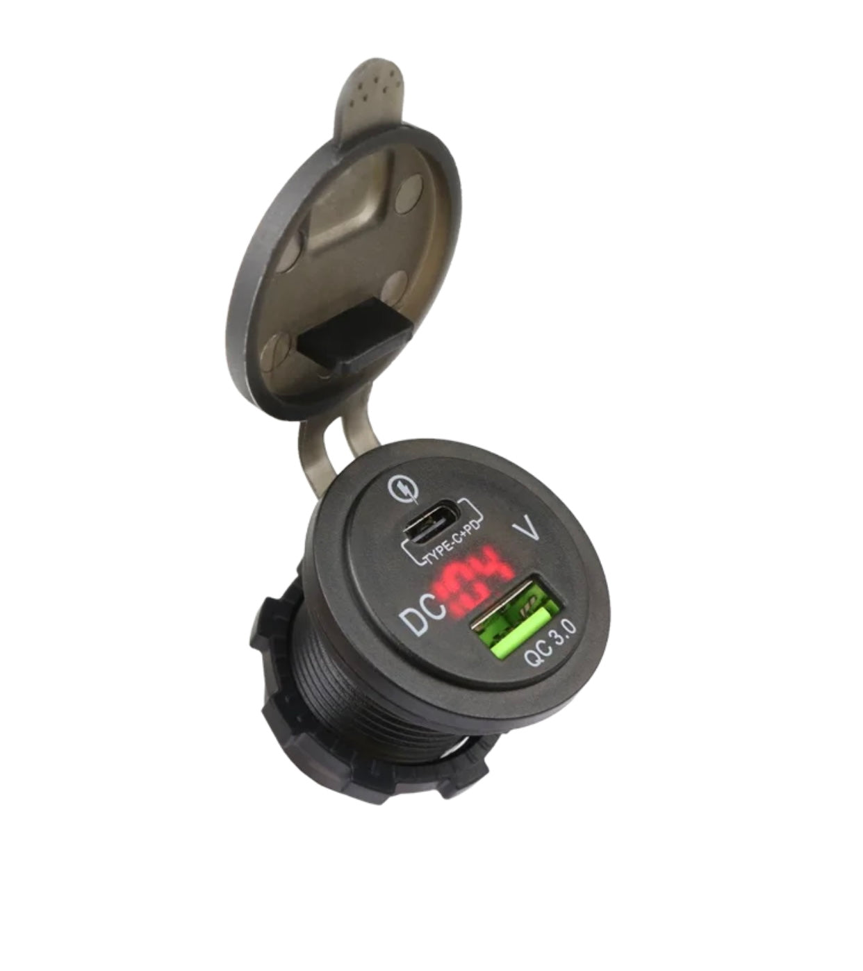 USB / C Charger with Voltmeter شحن وقارء