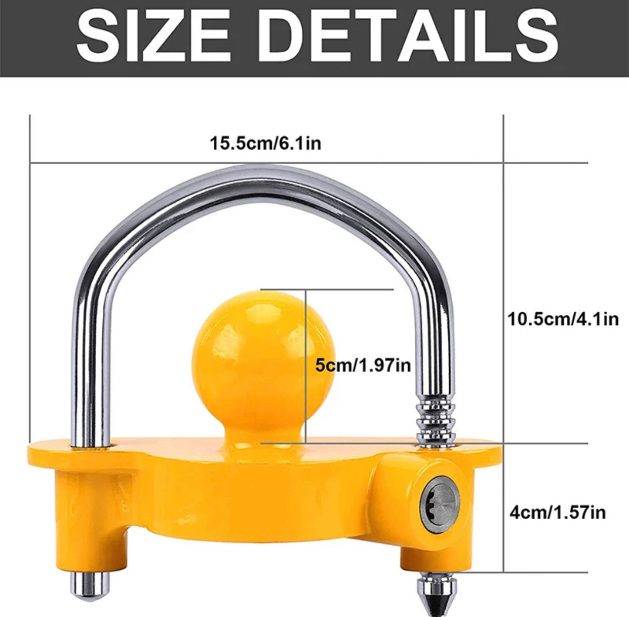 Trailer Coupler Lock قفل القلص