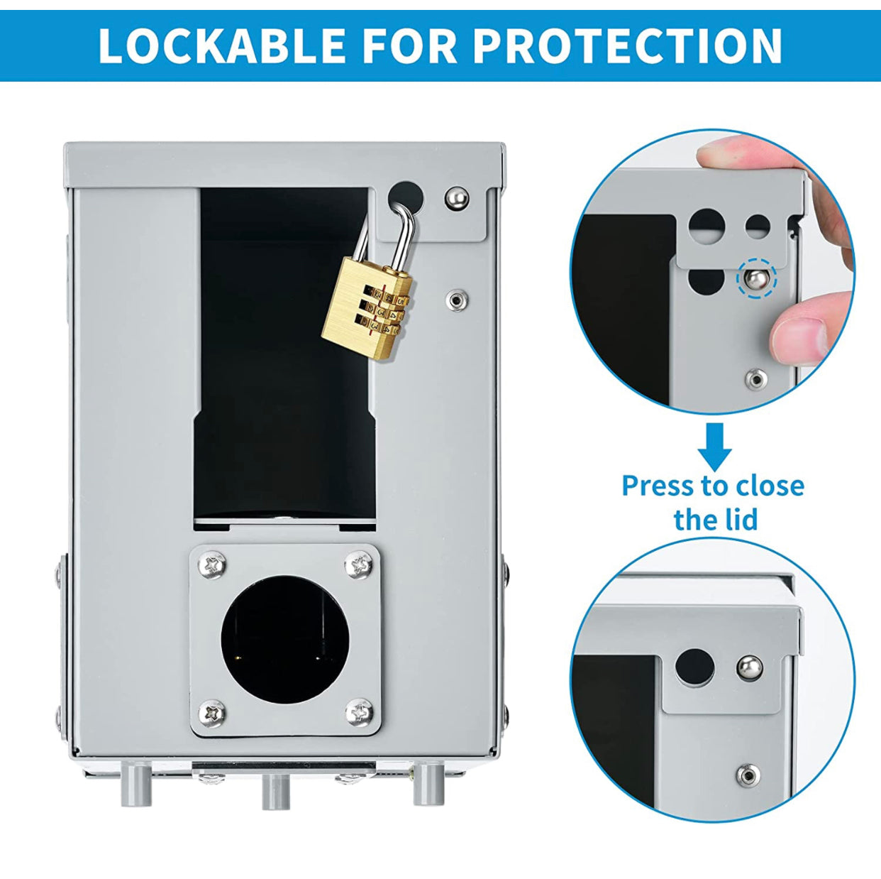 50 Amp Power Outlet Box مخرج كهرباء ثابت