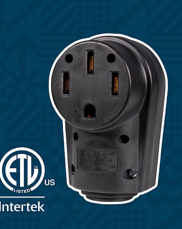 50A Power Cord Female Socket Plug مخرج كهرباء
