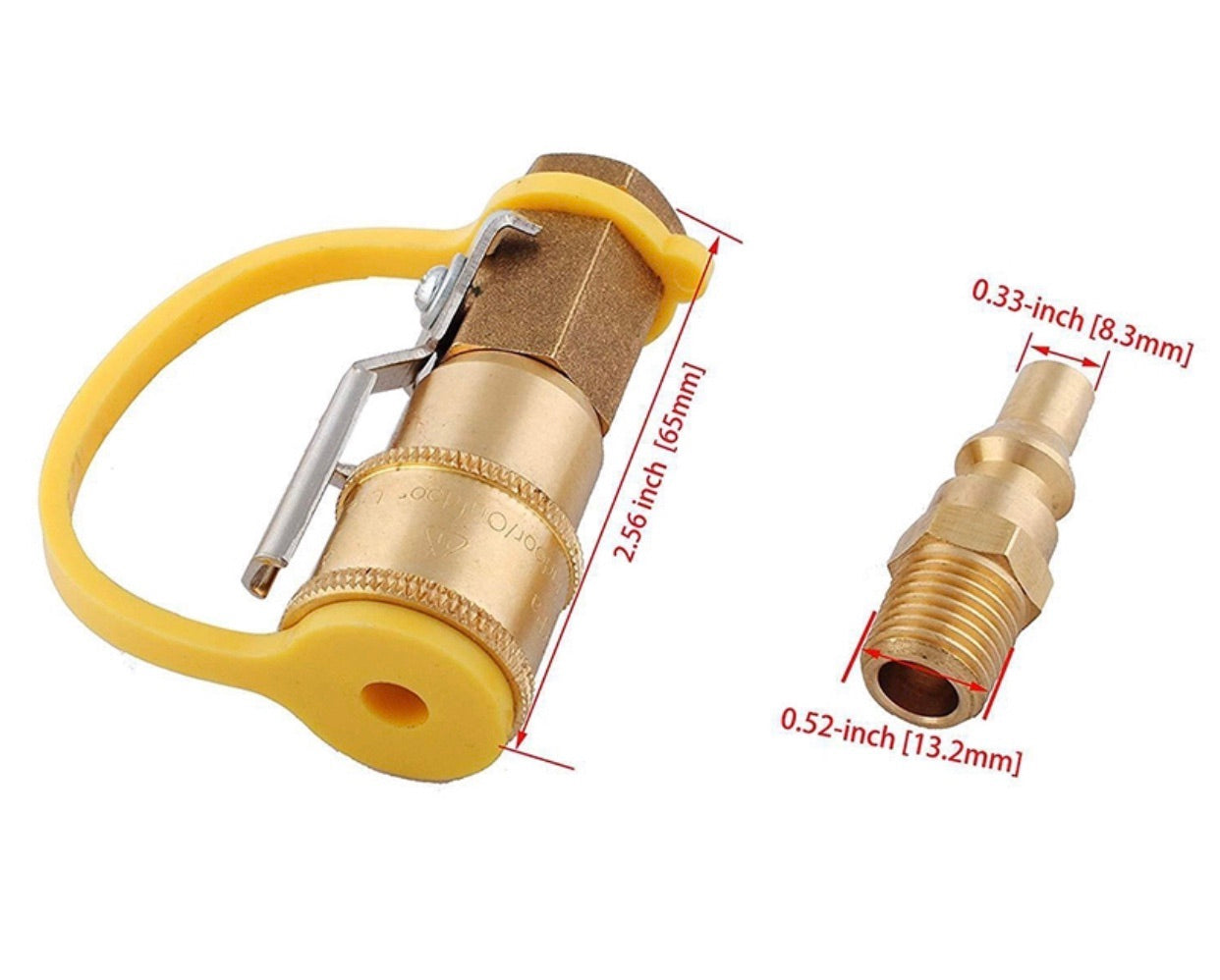 Gas Quick Connect محبس غاز إضافي